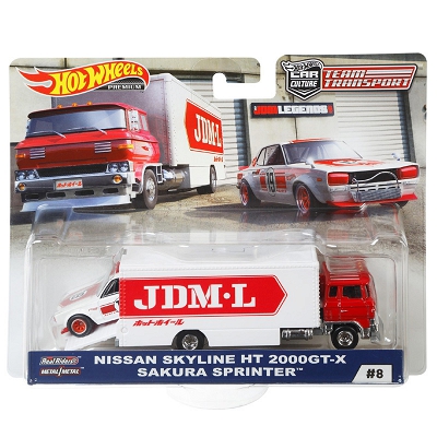Hot Wheels - Pojazd transportowy Nissan Skyline HT 2000GT-X Sakura Sprinter FYT04
