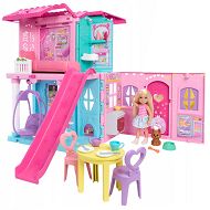 Barbie Chelsea Rozkładany domek z lalką i akcesoriami HHX44