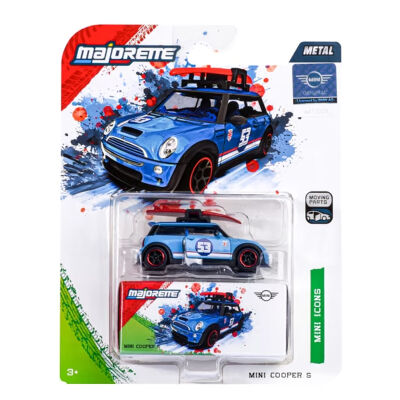 Majorette MINI Deluxe Cars - Mini Cooper S niebieski 4101005