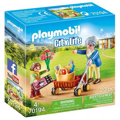 Playmobil - Babcia z chodzikiem 70194