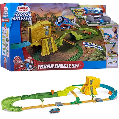 Fisher Price Track Master - Thomas Turboskok Ucieczka z dźungli FJK50