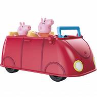 Świnka Peppa - Zestaw Rodzinny Samochód + 2 figurki F2184