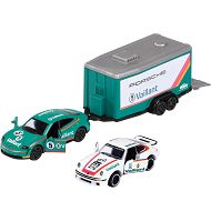 Majorette Race Trailer - Porsche Taycan Turbo S + przyczepa i Porsche 934 2053111