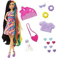 Barbie Lalka Totally hair Odlotowe fryzury Serduszka HCM90