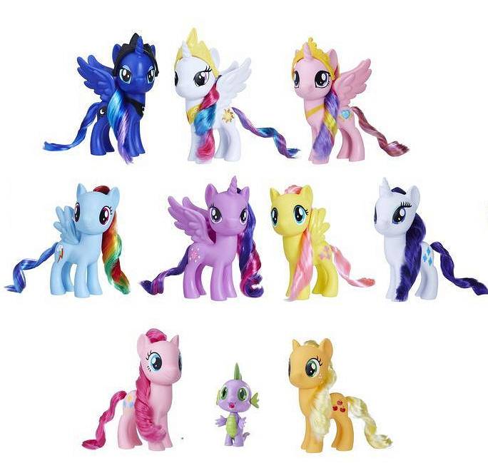 My Little Pony 10 Figuren ULTIMATE EQUESTRIA Collection HASBRO E2443 Größe 15cm! 