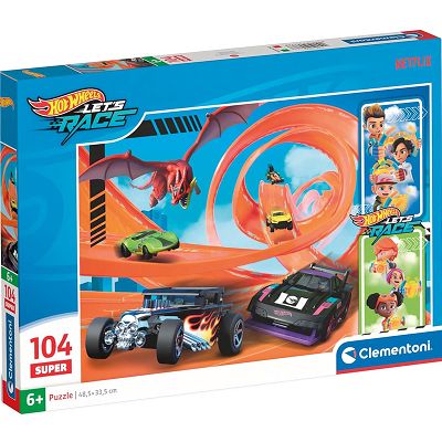 Clementoni Puzzle Hot Wheels Let's Race 104 el. 25776