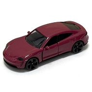 Majorette Factory Custom -  Porsche Tycan Turbo S Cherry Metalic 9002904