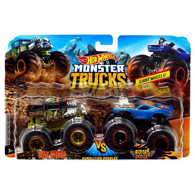 Hot Wheels - Monster Truck 2pak Bone Shaker vs Rodger Dodger GLM91