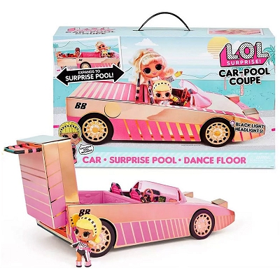 MGAE LOL Surprise Car pool Coupe 3w1 Samochód i Basen 565222