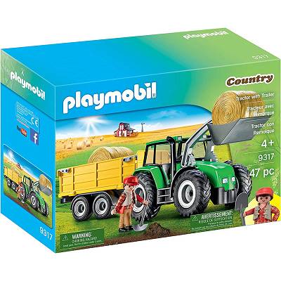 Playmobil - Traktor z przyczepą 9317