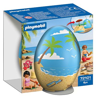 Playmobil Kreatywne jajko: Wakacje na plaży 72101