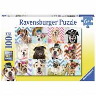 Ravensburger - Puzzle Zabawne psy 100 elem. 108701