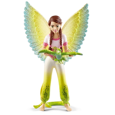 Schleich Bayala Movie Surah z papugą Kuack 70584