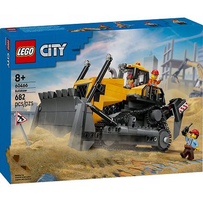LEGO City Żółty Buldożer budowlany 60466