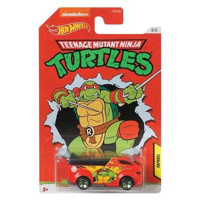 Hot Wheels - Samochodzik filmowy Żółwie NInja Raphael GJV09