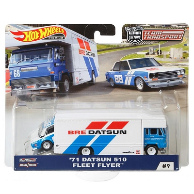 Hot Wheels - Pojazd transportowy '71 Datsun 510 Fleet Flyer FYT12