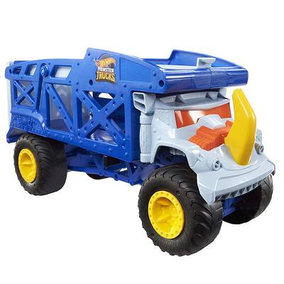 Hot Wheels Monster Trucks - Rhino Rig Transporter Nosorożec HFB13