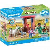 Playmobil Country Weterynarz z osiołkami 71471