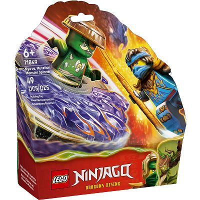 LEGO Ninjago Nya kontra zmutowany potwór na spinnerze 71849