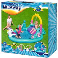BestWay Dmuchany Basen ze zjeżdżalnią Plac zabaw Jednorożec 53097
