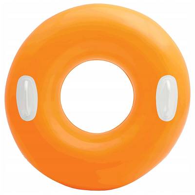 Intex - Koło z uchytem pomarańczowe 76cm 59258