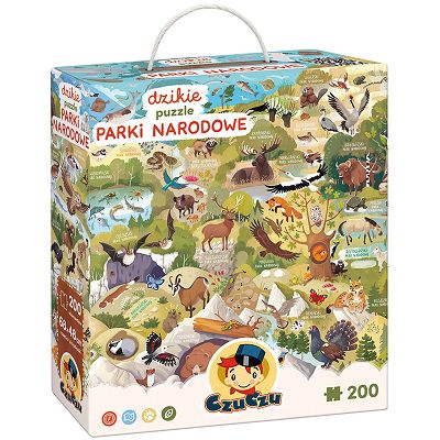 CzuCzu Dzikie Puzzle Parki Narodowe 200 el. 2498