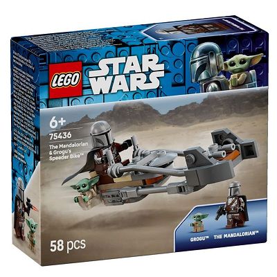 LEGO Star Wars - Śmigacz Mandalorianina i Grogu 75436