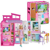 Barbie Przytulny Domek z lalką Barbie HRJ77