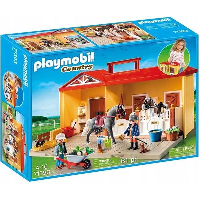 Playmobil Nowa przenośna stajnia 71393