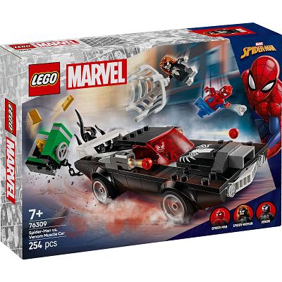 LEGO Marvel Super Heroes Spider-Man kontra muscle car Venoma 76309