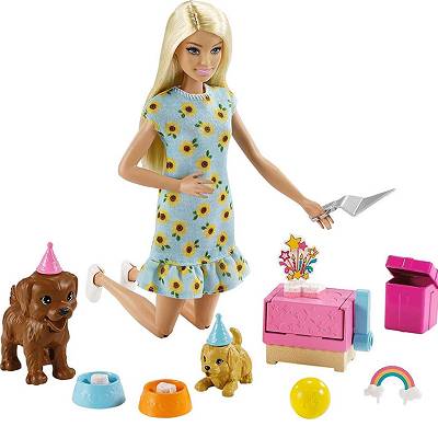 Barbie Przyjęcie dla szczeniaczków GXV75
