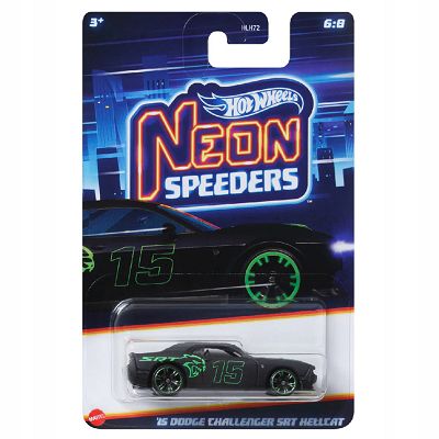 Hot Wheels Neon Speeders '15 Dodge Challenger SRT Hellcat HRW80