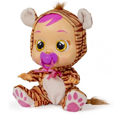 IMC Toys Cry Babies - Płacząca lalka bobas Nala tygrysek 96387