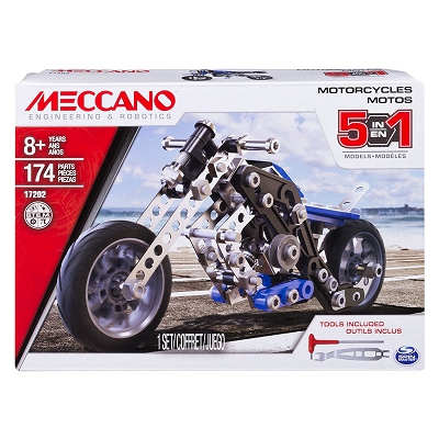 Meccano - Motocykl 5w1 174 el. 17202