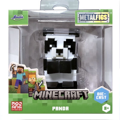 Minecraft - Kolekcjonerska metalowa figurka Panda 6,5 cm. 85138