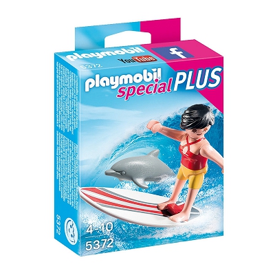 Playmobil - Dziewczynka serfująca z delfinem 5372