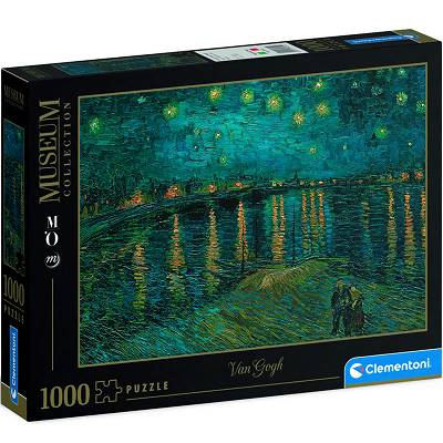 Clementoni Puzzle Museum Collection Van Gogh Gwiaździsta noc nad Rodanem 1000 el. 39344