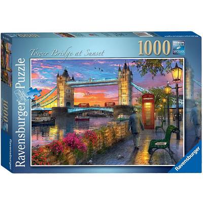 Ravensburger - Puzzle Tower Bridge o zachodzie słońca 1000 el. 150335