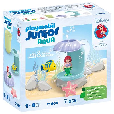 Playmobil - Junior & Disney: Prysznic z muszli Arielki 71460