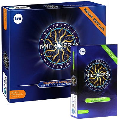 TM Toys - Milionerzy Zestaw 2w1 Gra + dodatek