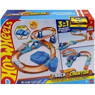 Hot Wheels Track Creator Tor wyścigowy Super skok Zestaw deluxe z przyspieszaczem JDB49