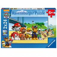 Ravensburger - Puzzle Psi Patrol Bohaterskie szczeniaki 2 x 24 elem. 090648
