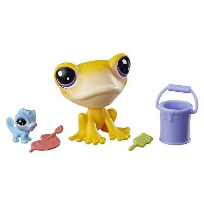 Littlest Pet Shop - Zwierzaki i akcesoria Żaba z kameleonem E0462