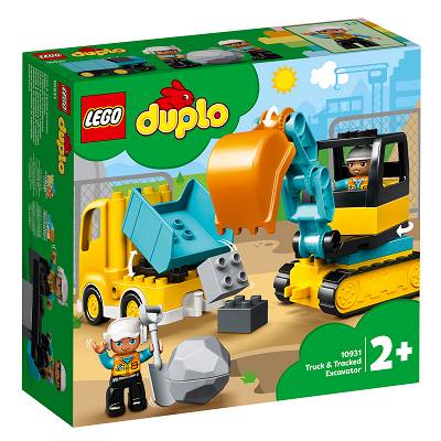 LEGO DUPLO - Ciężarówka i koparka gąsiennicowa 10931