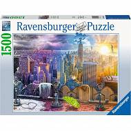 Ravensburger - Puzzle Nowy Jork w lecie i zimie 1500 el. 160082