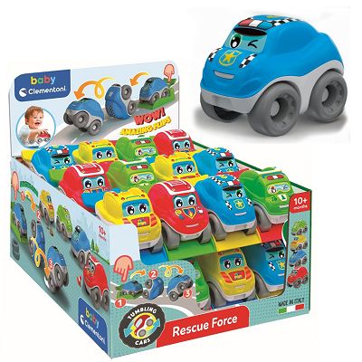 Clementoni Baby Przewrotny samochodzik ratunkowy Policja 17560