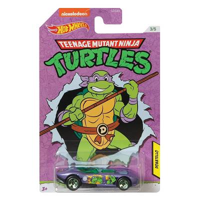 Hot Wheels - Samochodzik filmowy Żółwie Ninja Donatello GJV10