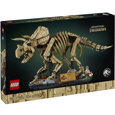 Lego Jurassic World Szkielety dinozaurów: triceratops 77985