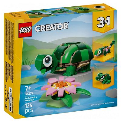 LEGO Creator Żółw i kwiat lilii wodnej 3w1 31377