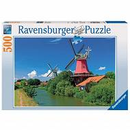 Ravensburger - Puzzle Romantyczne młyny 500 elem. 141739